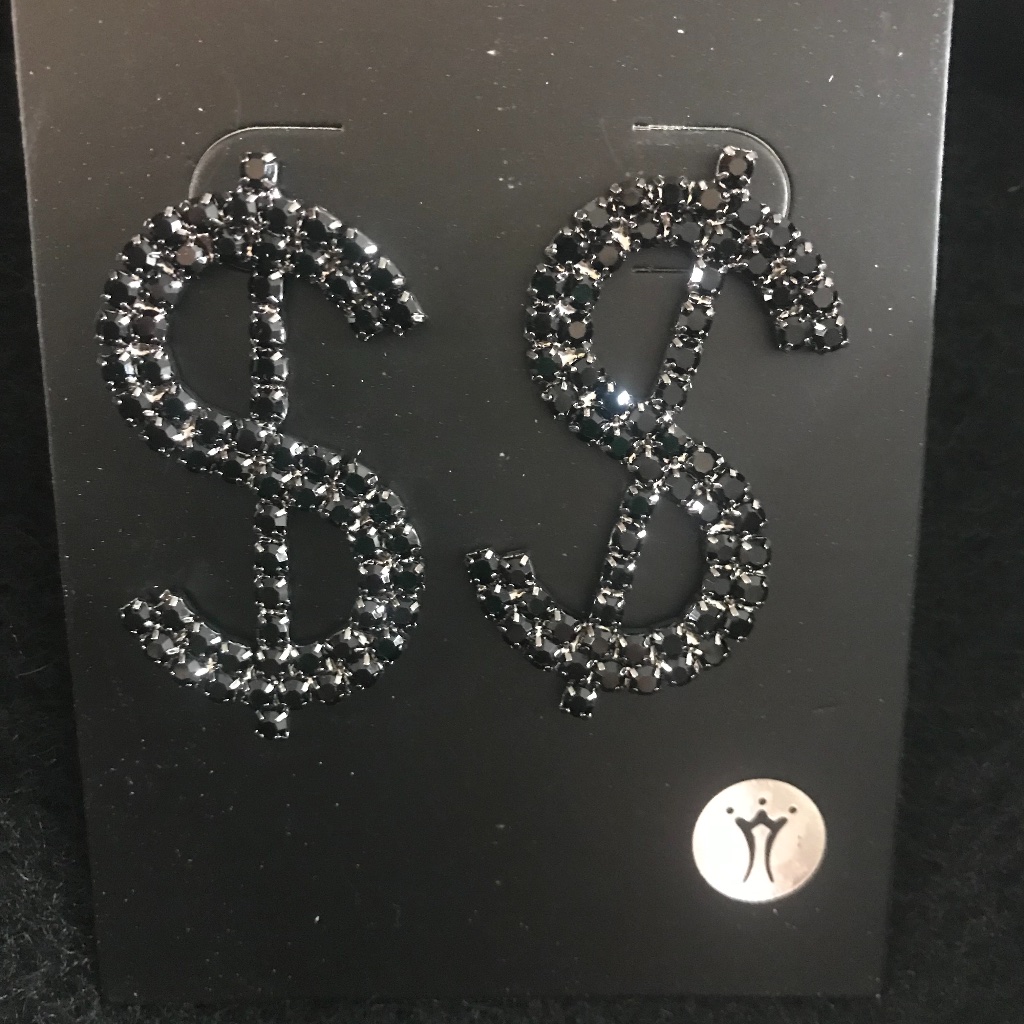 Bling Money Earrings